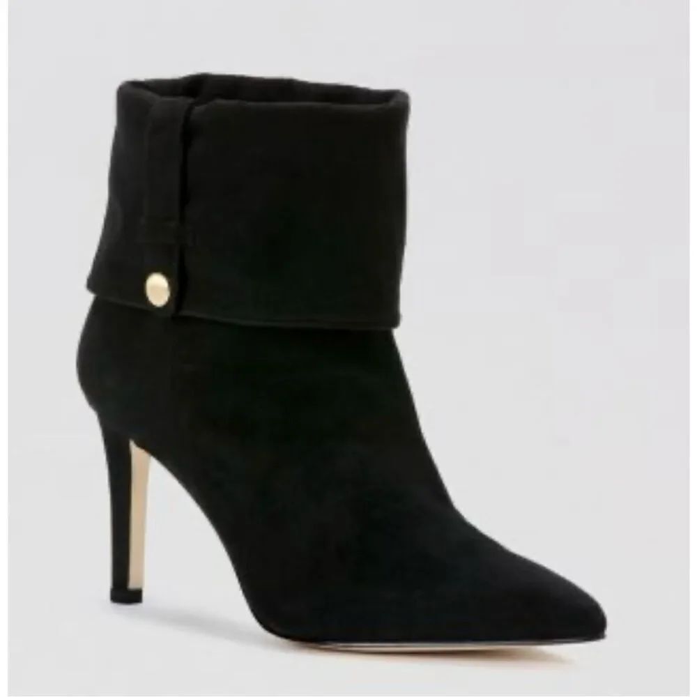 Calvin Klein Bethany 3 way suede point toe booties size 8